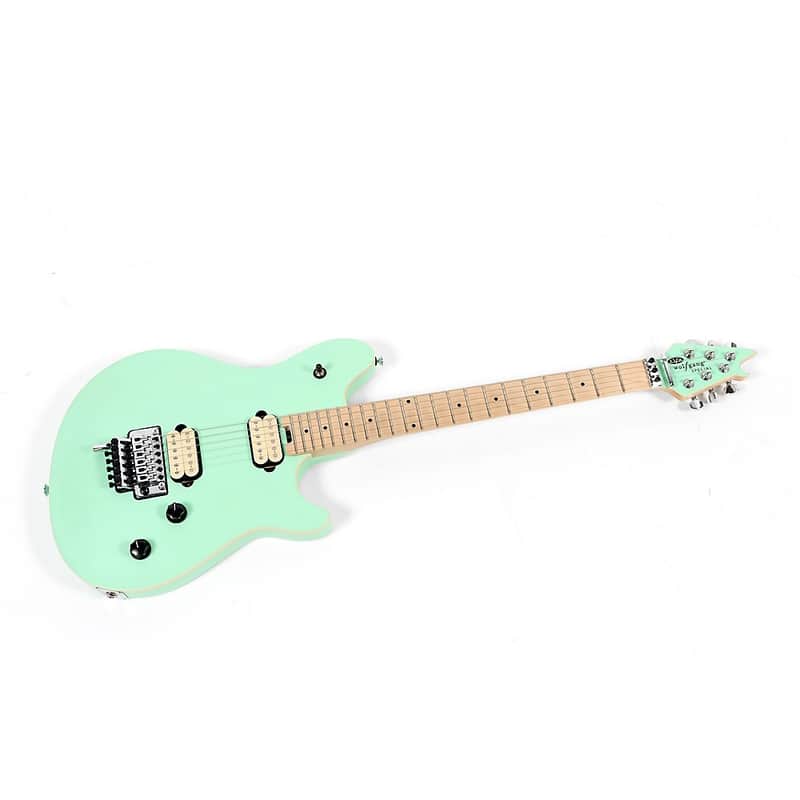 EVH Wolfgang Special Electric Guitar Regular Satin Surf Green image 1