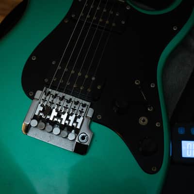 Fender Contemporary Series Stratocaster Deluxe HH 1985 - 1987 - Emerald Mist image 12