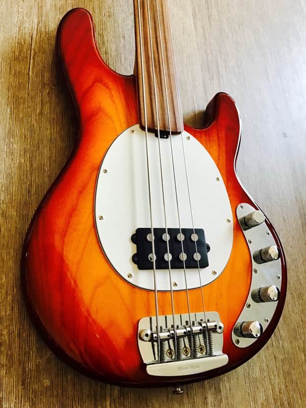 Ernie Ball Music Man Stingray 4 Fretless Bass 1997 image 1