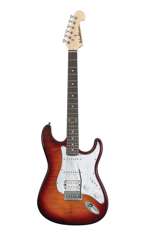 Washburn SDFSB-U Sonamaster Deluxe Electric Guitar. Sunburst image 1