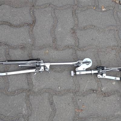 Sonor RARE snare stand Phonic / Performer 70s-80s - Vintage chrome image 10