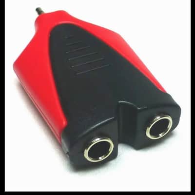 ZXPC Professional 2 x 3.5mm Stereo Jack to 1 x 3.5mm Stereo Plug Adapter. image 2
