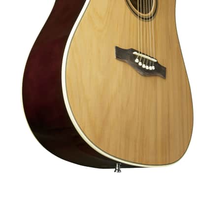 EKO Guitars NXT Series Dreadnought Cutaway Electric / Acoustic Guitar - Natural 06217005 image 2