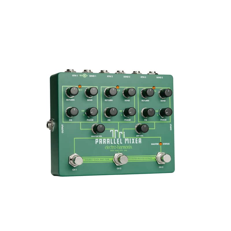 Electro Harmonix Tri Parallel Mixer 3-loop Switcher Effects Loop Mixer image 1