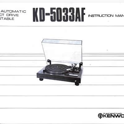 Kenwood KD-5033AF Full Automatic Direct Drive Turntable - Vintage 1970s image 16