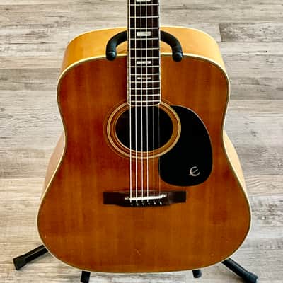 1970s Epiphone Dreadnought Acoustic Guitar image 1