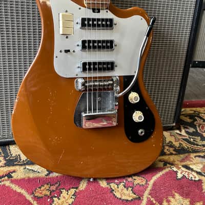 Teisco / Del Rey ET-320 1960s - Copper Metallic image 1