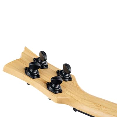 Ortega RUNAB-SO Bamboo Series Solid Bamboo Top & Neck 4-String Soprano Acoustic-Electric Ukulele w/Gig Bag image 15