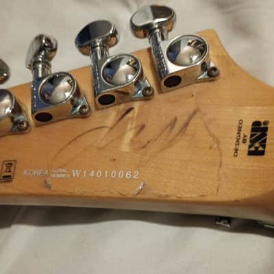ESP LTD Alexi-600 Scythe Alexi Laiho Signature 2016 White Autographed image 10