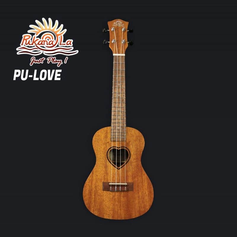 PukanaLa Model LOVE-T Tenor Ukulele with Sapele Mahogany Top, Back and Sides image 1