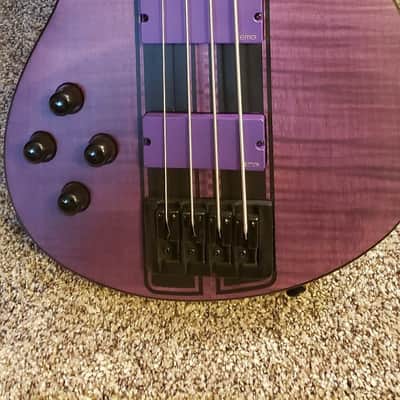 Left Handed Schecter C4 GT DIAMOND SERIES  2020 Satin Purple image 1