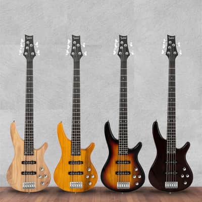 🎸5 String Glarry "EyeBuzz" S Style Electric Bass Guitar +Rosewood Fretboard Soft +Case/Gig Bag +Strap+Cable +Pick!🎸 image 7