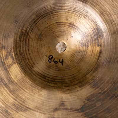 Vintage Zildjian 14" K Istanbul Intermediate Hi Hat Cymbal 864g image 4