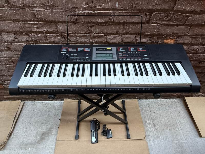 Casio CTK-2090 61-Key Portable Keyboard w/ Stand, Sustain Pedal & Power Adapter – Tested image 1