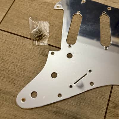 2025 Fender Tom Morello Stratocaster Mirrored Chrome Pickguard Strat Mirror image 4