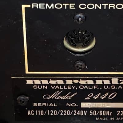 Marantz 2440 Adaptor Quadradrial 4 Amplifier 1970's image 5