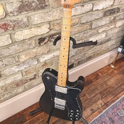 Fender '72 Telecaster Deluxe (Mexico) - Black - Refinished Worn Nitrocellulose Relic image 7