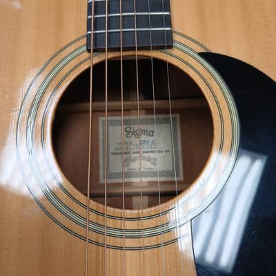 1990s Sigma DM-4 Dreadnought w/ Gig Bag image 13