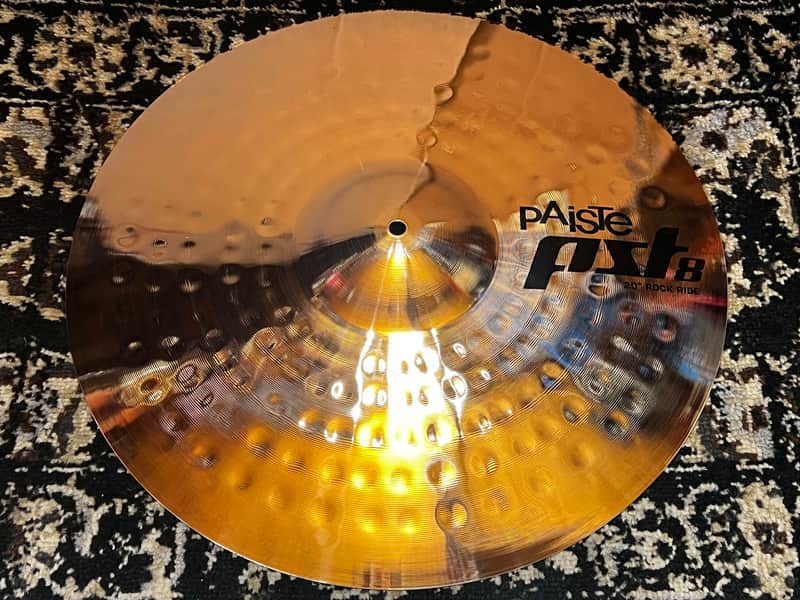 Paiste 20" PST 8 Reflector Rock Ride Cymbal - Brilliant image 1