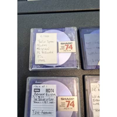 Sharp MD-R74 - Violet X 4 – MiniDisc - Good w/ Soft Case image 6