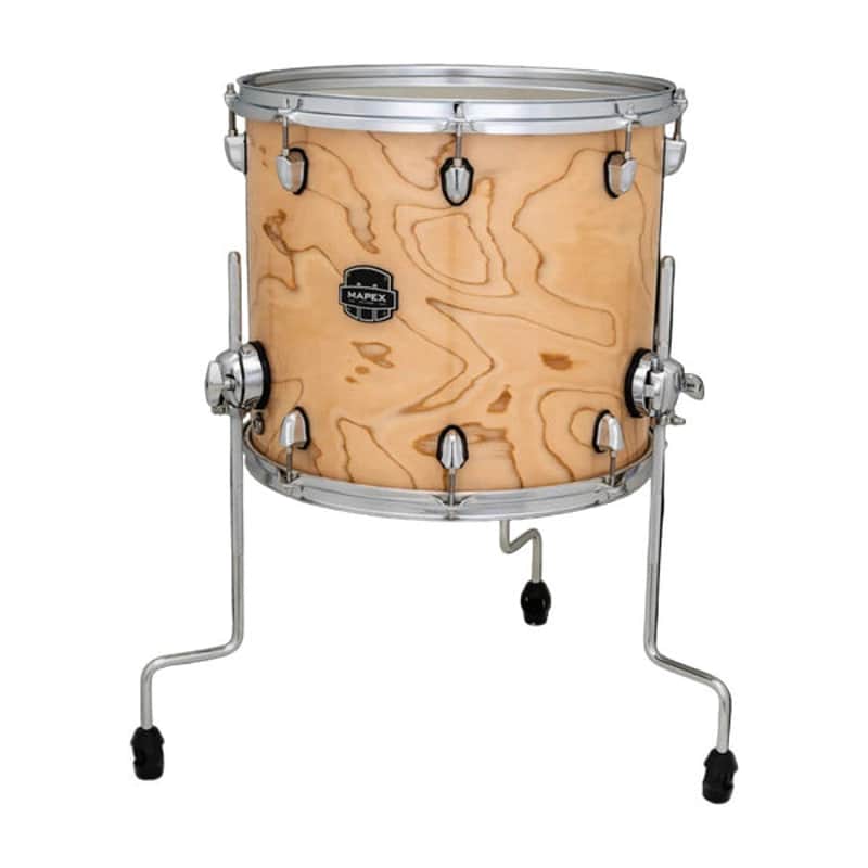Mapex Saturn VI 18x16 Floor Tom - Exotic Natural Burl image 1