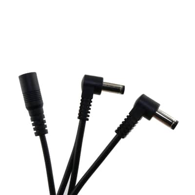 Daisy Chain 1 to 2 Outer+ Inner Daisy Chain 1 to 2 Ways Guitar Effects Pedal Multi-Plug Power Supply Cable for 9V DC Adapter Plug, Guitar Power Supply Adapter image 3