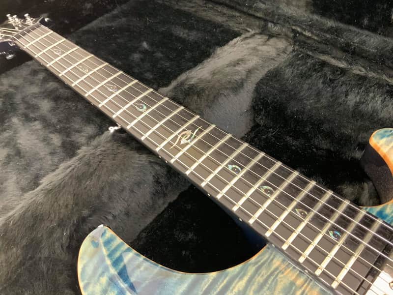 Dean Hardtail Made In USA Flame Top Denim Blue | Reverb