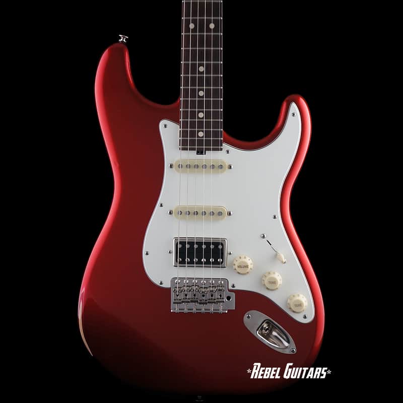 2023 Michael Tuttle Vintage Classic S Guitar in Candy Apple Red Nitro image 1
