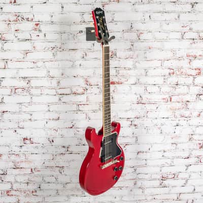 Epiphone - Les Paul Special Double Cut Electric Guitar - Cherry Red - w/ Premium Gigbag image 4