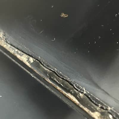 Ludwig 12" deep X 15" head Vistalite Concert Tom (11285-1236) Early 70's - Black Vistalite image 10
