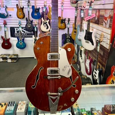 Gretsch 1968 Chet Atkins Tennessean Model 6119 Electric with Bigsby, Translucent Red Walnut Stain with New Hardshell Case - Pre Owned image 2