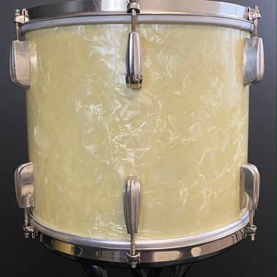 Slingerland 12x24/12x14/16x16/6.5x14" Radio King Drum Set - 30's WMP image 11