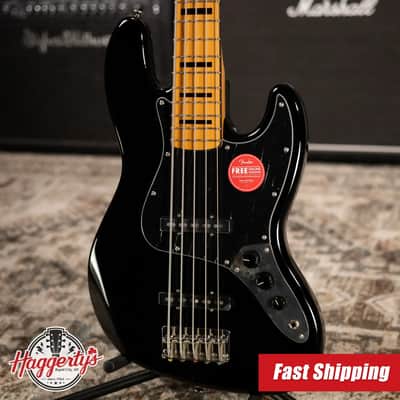 Squier Classic Vibe '70s Jazz Bass V - Black image 1