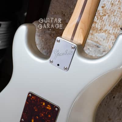 2004 Fender USA American Standard Stratocaster Shoreline Silver Tortoiseshell - Custom Shop pickups image 5