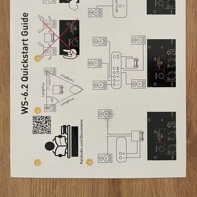 Kali Audio WS-6.2 Studio Subwoofer w/ Footswitch, Power Cable & Invoice image 4