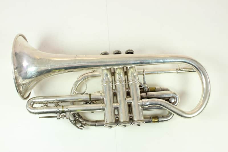 Bach Stradivarius Model 184 Shepherds Crook Cornet NICE | Reverb
