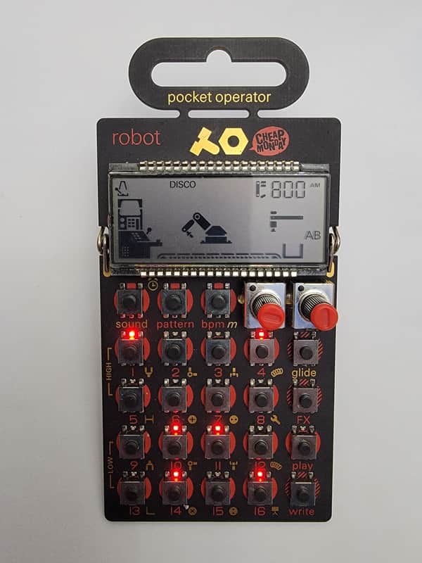 Teenage Engineering PO-28 Pocket Operator Robot 2016 - Present - Black image 1