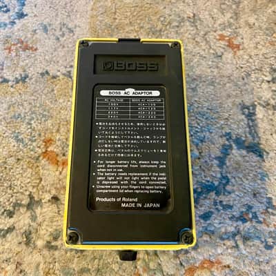 Boss SD-1 Super OverDrive MADE IN JAPAN Black Label 1987 image 8