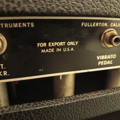 Fender BAND MASTER Blackface 1968 - État correct image 4