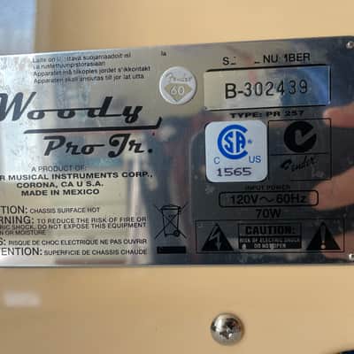 Fender 60th Anniversary "Woody" Pro Junior 15-Watt 1x10" Guitar Combo 2006 - 2008 - Natural Wood image 8