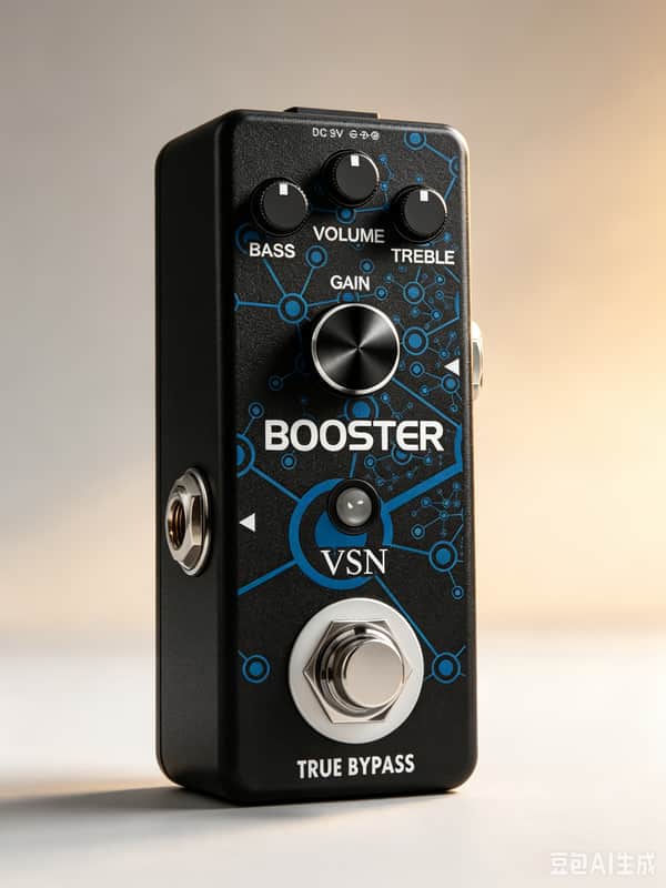 VSN LEF-318 Guitar Booster Pedal Pure Boost Effect Pedals Analog Pure Signal Amplification Sound Encouraging--Shipped from Irvine Warehouse in California by USPS image 1