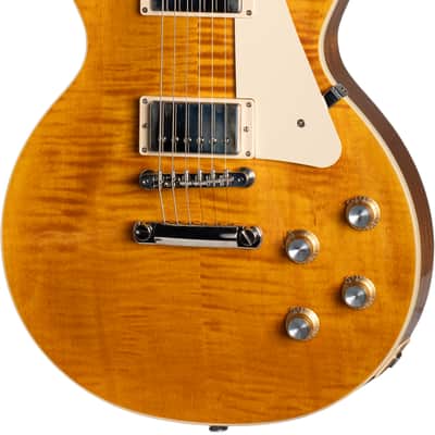 Gibson Les Paul Standard 60s Figured Top Electric Guitar - Honey Amber image 7