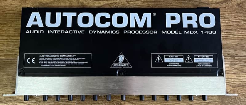 BEHRINGER AUTOCOM PRO MDX 1400 AUDIO INTERACTIVE DYNAMIC PROCESSOR COMPRESSOR/LIMITER/GATE (USED) image 1