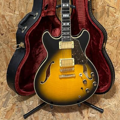 Pre Owned Ibanez 2014 AS-200 Artstar Prestige w/ Monty's PAFs - Antique Yellow Sunburst Inc. Case image 5