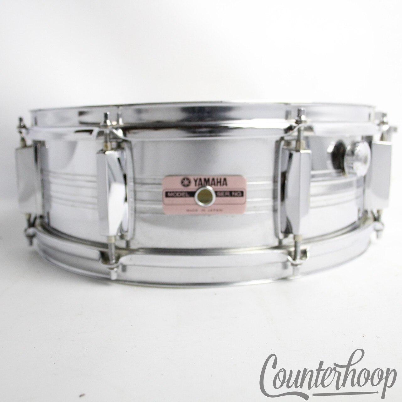 Yamaha SD-350MG 14x5.5"Snare Drum Steel 8-Lug Chrome Vintage 80s Made In Japan* — main photograph