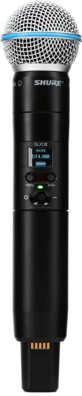 Shure SLXD2/B58 Wireless Handheld Microphone Transmitter - H55 Band (SLXD2B58-H55d1) image 1