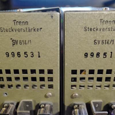 WSW line pair of preamps 1960 image 3