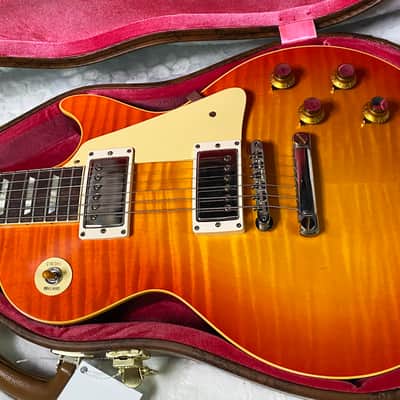 NEW! Gibson Custom 1960 Les Paul Standard Reissue VOS - Tangerine Burst - Authorized Dealer - Only 8.35 lbs - G07603 image 15