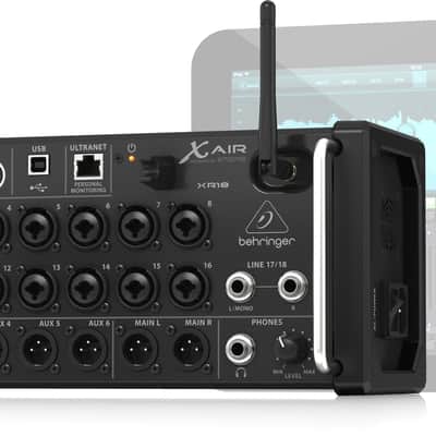 Behringer XR18 18-Channel, 12-Bus Digital Mixer for iPad/Android Tablets with 16 Programmable Midas Preamps, Integrated Wifi Module and Multi-Channel USB Audio Interface image 2
