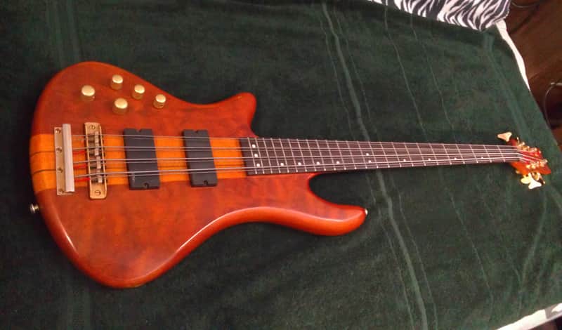 Schecter Stiletto Studio - 8 Strings- Lefty Bass (2010) image 1